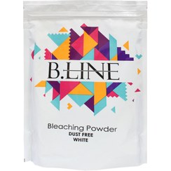 تصویر دکلره 500 گرمی بدون گرد و غبار بی لاین - پودر دکلره سفید bleaching powder b.line