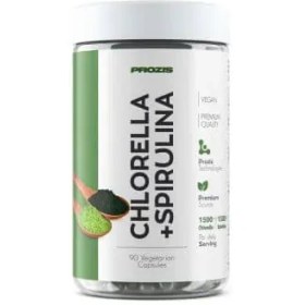 تصویر کلرلا و اسپیرولینا پروزیس 90 عددی Prozis Chlorella+Spirulina (اصل) 
