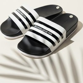 تصویر دمپایی مردانه adidas(آدیداس) وارداتی کفی بالشتی ۱۹۷۲ سفید 