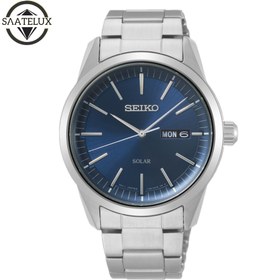 تصویر ساعت مردانه سیکو مدل SNE523 - سیلور_آبی SEIKO sne523