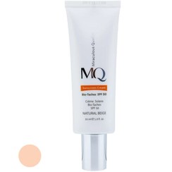 تصویر کرم ضد آفتاب رنگی ام کیو مدل NATURAL BEIGE SPF50 مناسب انواع پوست حجم ۵۵ میلی‌لیتر 