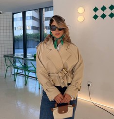 تصویر ترنچ کت کراپ 