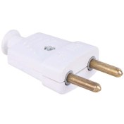 تصویر دوشاخه برق تخت برنجی کوشا نگین نور Koosha Negin Noor Socket Male Plugin