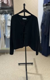 تصویر شومیز جلو گره ای کد 011364 