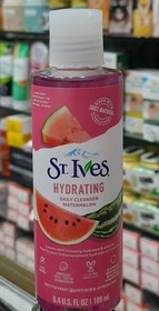 تصویر ژل شستشوی صورت آبرسان هندوانه سینت ایوز 200 میل St. Ives Watermelon Hydrating Face Wash Gel 200 ml