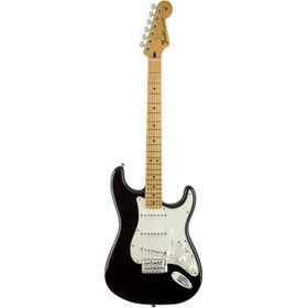 تصویر گیتار الکتریک فندر مدل Standard Stratocaster MN Black Fender Standard Stratocaster MN Black Electric Guitar