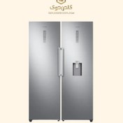 تصویر یخچال فریزر دوقلو سامسونگ مدل RR39M73107FSG و RZ32M71207FSG 