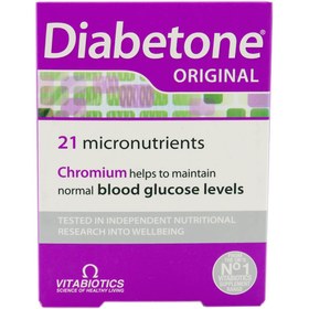 تصویر قرص دیابتون اورجینال ویتابیوتیکس ا Vitabiotics Orginal Diabetone Tablet Vitabiotics Orginal Diabetone Tablet