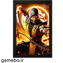 تصویر تابلو گیمبو طرح مورتال کامبت (Mortal Kombat) کد T1001 