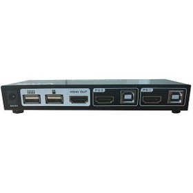 تصویر سوییچ 2 پورت KVM HDMI وی نت V-net KVM HDMI 2 Port