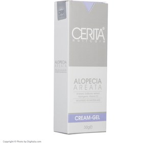 تصویر کرم ژل ضد ریزش مو سریتا (Cerita) مدل Alopeca Areata حجم 30 میلی‌ لیتر Cerita anti-hair loss gel cream (Cerita) model Alopeca Areata volume 30 ml