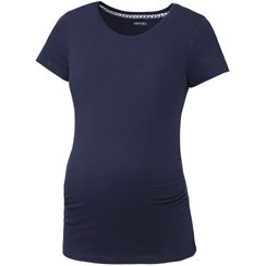 تصویر تیشرت بارداری اسپرت آستین کوتاه برند esmara طرح یقه گرد سرمه ای رنگ - 38 تا 40 ماه 