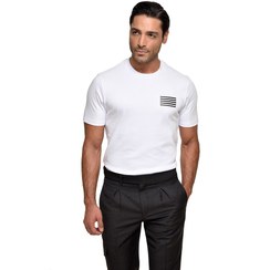 تصویر تیشرت چاپی سفید 