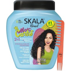 تصویر کرم حالت دهنده و استحکام ساقه مو ۲ در ۱ اسکالا 