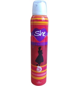 تصویر اسپری بدن با رایحه Love she is love spray for women