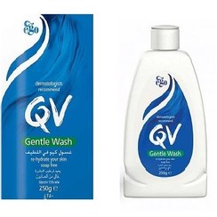 تصویر ژل شوینده کیو وی پوست خشک و حساس 250میل QV Gentle Wash 