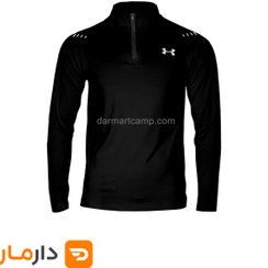 تصویر تی شرت آستین بلند نیم زیپ آندر آرمور UNDER ARMOR 