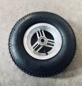 تصویر چرخ کامل فرغون بادی ۶ لایه رینگ آلومینیوم Aluminum wheel