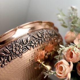 تصویر میوه خوری مسی جدید(مدل گلبرگ) 