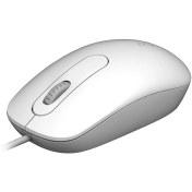 تصویر موس سیم دار مدل N200 برند رپو RAPOO متراژ1.5+USB+سفید گارانتی پانا 18 ماه 