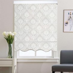 تصویر پرده زبرا دومکانیزم آستردار با دالبر زيرش کد 501 