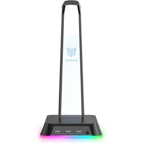 تصویر پایه نگهدارنده هدفون اونیکوما مدل ST-2 USB HUB Headset Stand ST-2