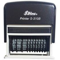 تصویر مهر تاریخ زن شاینی مدل Latin 