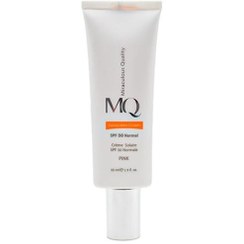 تصویر کرم ضدآفتاب فاقدچربی رنگ صورتی با spf50 ام کیو MQ 