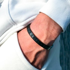 تصویر بنگل رومن مشکی استیل 