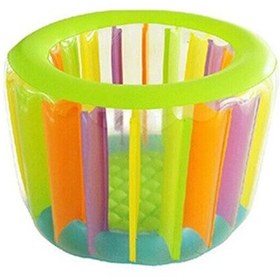 تصویر استخر بادی استوانه ای کودک رنگی اینتکس مدل 30028 