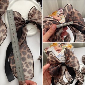 تصویر گیره انبری حریر پلنگی 