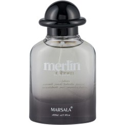 تصویر ادوپرفیوم مردانه مدل Merlin حجم 100 میلی لیتر مارسالا Marsala Merlin Eau De Perfume for men 100ml