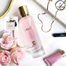 تصویر عطر مو زنانه رایحه ادکلن لالیک لامور جانوین | Lalique L’Amour Johnwin Hair Mist حجم 50 میل 