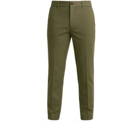 تصویر شلوار کتان مردانه فاق بلند جودون بافت رگولار فیت 