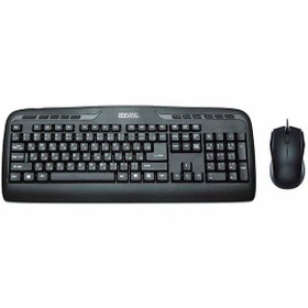 تصویر کیبورد و ماوس باسیم سادیتا مدل SKM-1655 SKM-1655 Keyboard and Mouse