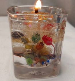 تصویر شمع پک کامل شب و روز پناه pk/ra - رنگین کمان candle panah