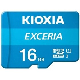 تصویر کارت حافظه microSD کیوکسیا Exceria ظرفیت 16 گیگابایت UHS-I U1 Class 10 Kioxia 16GB Exceria microSD UHS-I U1 Class 10 Memory Card