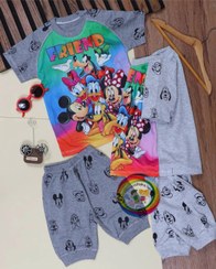 تصویر تیشرت شلوارک میکی موس اسپرت 