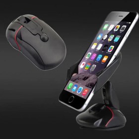 تصویر هولدر ماشین طرح موس CAR PHONE MOUSE