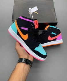 تصویر کتونی نایک Air Jordan 1 Mid GS Candy 