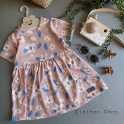 تصویر پیراهن دخترانه نخ پنبه 