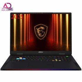 تصویر لپ تاپ گیمینگ ام اس ای مدل MSI Raider 18 HX AI 2025 Ultra 9 275HX RTX5090 64GB 2TB MiniLED 