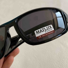 تصویر عینک آفتابی پلاریزه بیس دار ماتلیکس مدل 4040 | UV400 | مناسب بانوان و آقایان - مشکی 