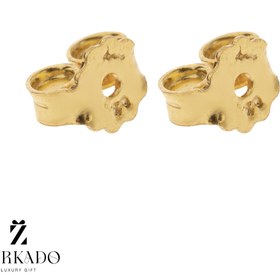 تصویر پشت گوشواره طلا 