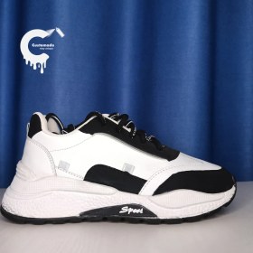 تصویر کتونی اسپرت سفید مشکی 