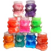 تصویر اسلایم خرسی رنگارنگ متوسط 