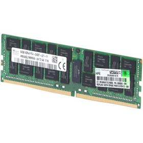 تصویر رم سرور HPE 64GB Quad Rank x4 DDR4 2400 