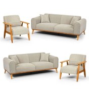 تصویر مبل راحتی هشت نفره مدل هوگو 