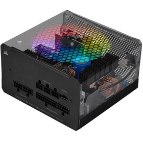 تصویر منبع تغذیه کامپیوتر کورسیر مدل CX550F RGB 