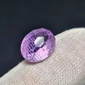 تصویر نگین سنگ آمیتیست معدنی 8.1 قیراط کد 29867 